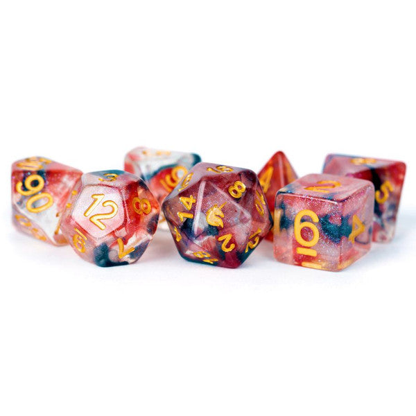 7-Set Unicorn Resin Phoenix Ash
