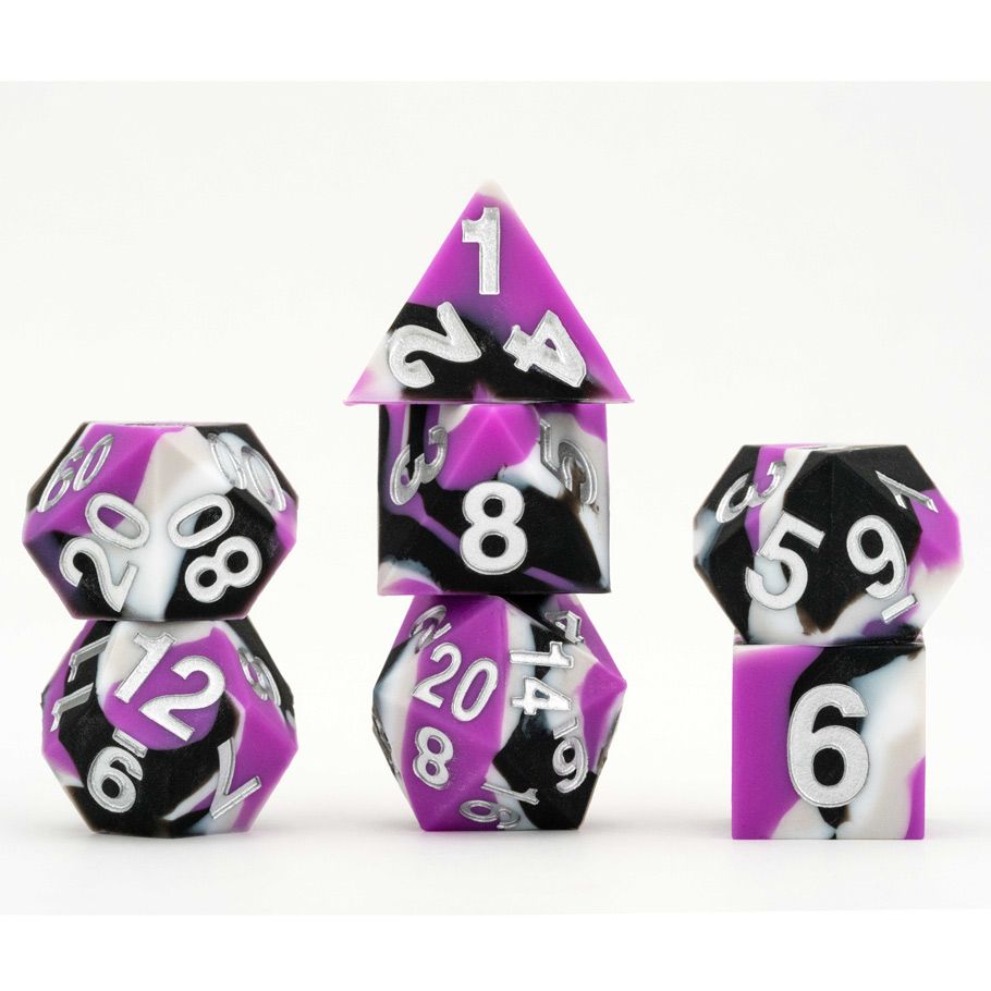 7-Set Sharp Edge Silicone Rubber: 16mm: Pride: Asexual By FanRoll by MDG