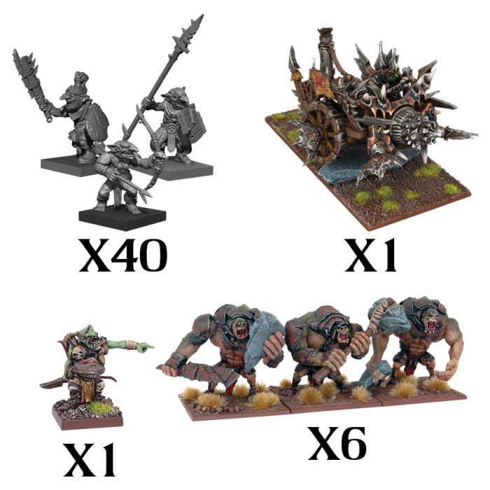 Kings Of War 3rd Edition: Goblin Army - Cats In Hat Inc.