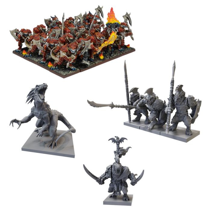 Kings Of War 3rd Edition: Salamander Army - Cats In Hat Inc.