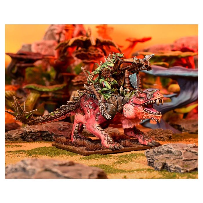 Kings Of War 3rd Edition: Salamander Ghekkotah Slasher - Cats In Hat Inc.