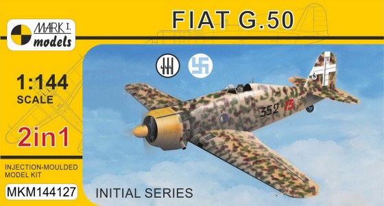 1/144 Fiat G50 Initial Series Italian/Finnish Fighter (2 in 1)