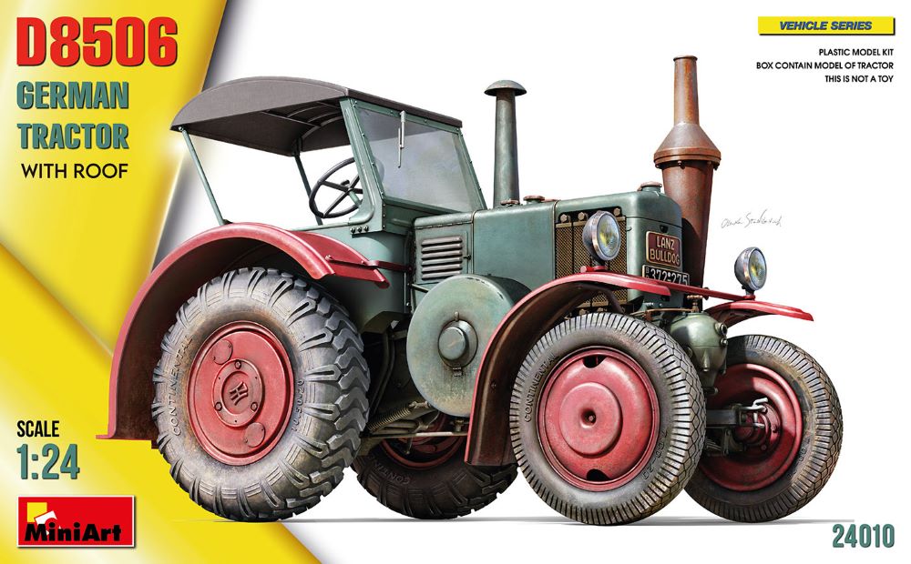 1/24 German D8506 Tractor w/Roof