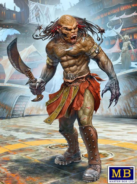 1/24 At the Edge of the Universe: Beastorian Champion Chuck Mutant Galaxy Gladiator