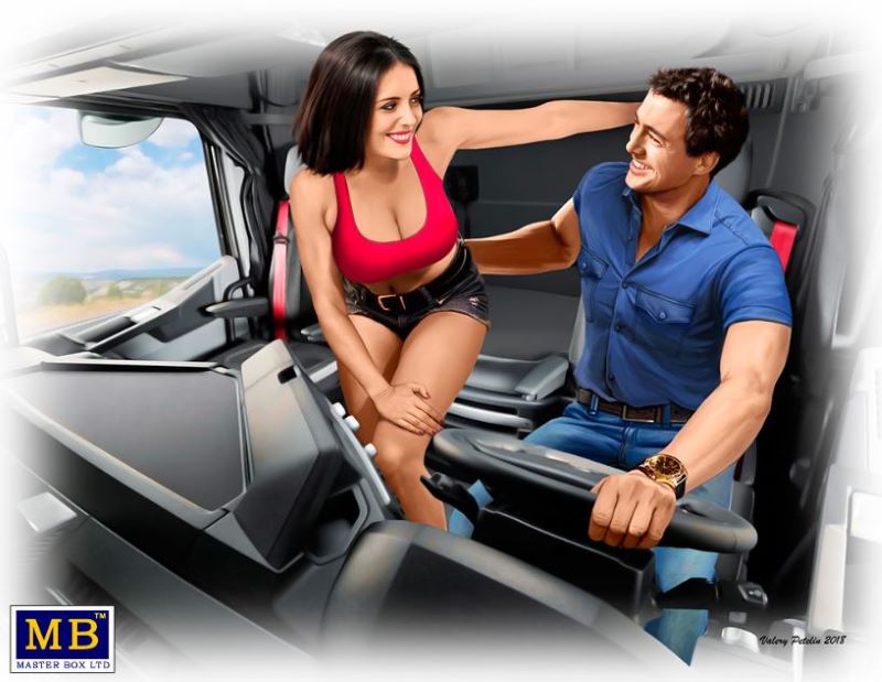 1/24 Sandy Passenger & George Trucker Sitting