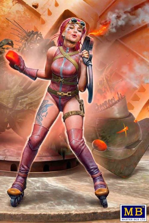 1/24 At the Edge of the Universe: Valerie Gladiatorial Robot Engineer Assistant on Rollerblades