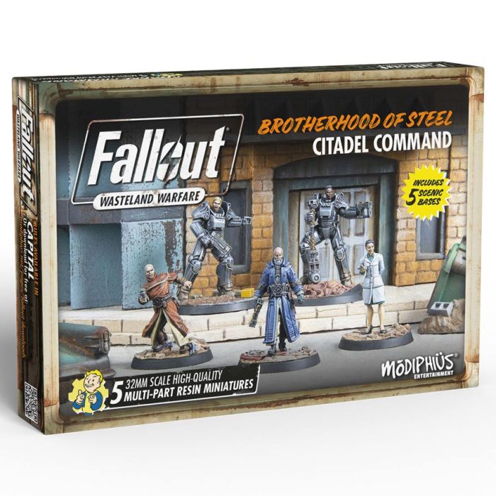 Fallout: Wasteland Warfare: Brotherhood Of Steel: Citadel Command - Cats In Hat Inc.