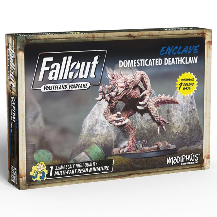Fallout: Wasteland Warfare: Enclave: Domesticated Deathclaw - Cats In Hat Inc.