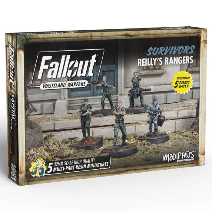 Fallout: Wasteland Warfare: Survivors: Reilly's Rangers - Cats In Hat Inc.