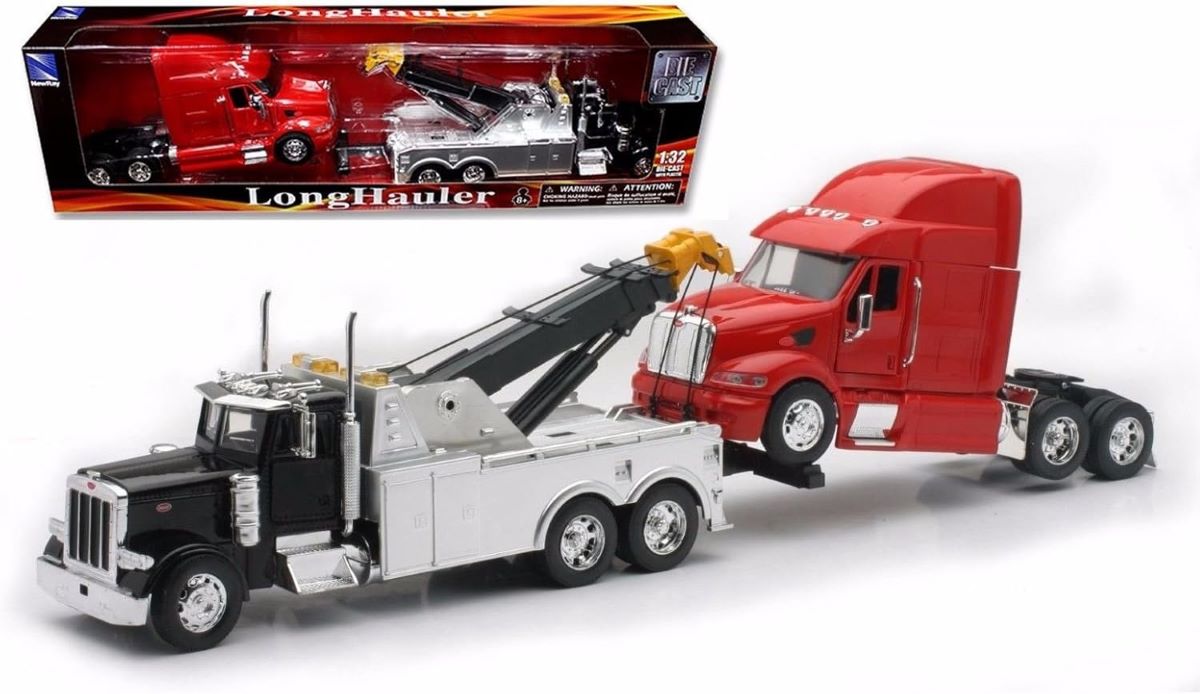 1/32 Peterbilt 379 Wrecker Tow Truck w/Tractor Cab (Die Cast)
