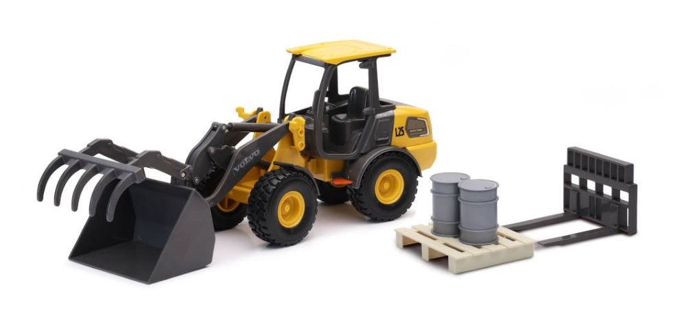 1/18 Volvo L25 Wheel Loader w/Interchangeable Parts (Plastic Kit)