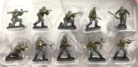 1/144 WWII German Fallschirmjagers (10) (Painted)