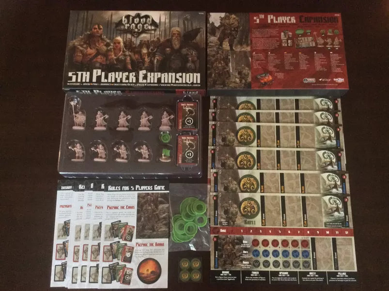 Blood Rage: 5th Player Expansion - Cats In Hat Inc.