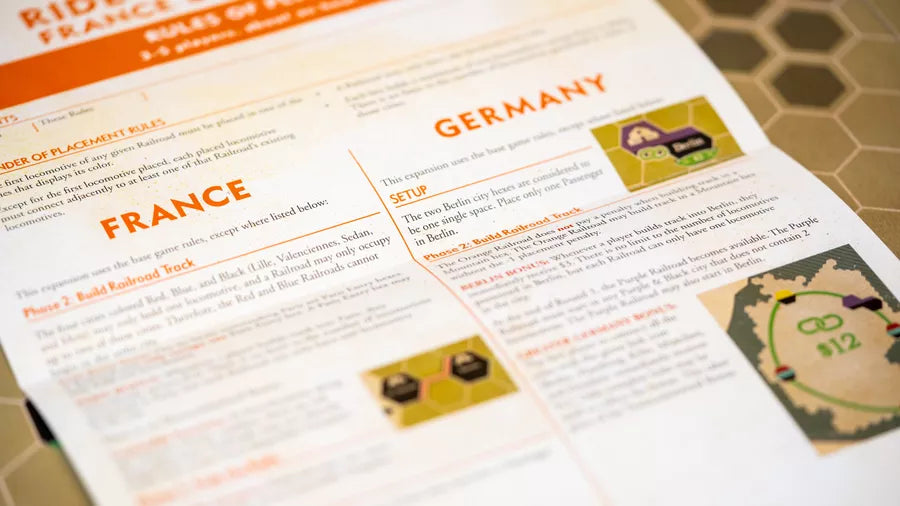 Ride The Rails: France And Germany Expansion - Cats In Hat Inc.