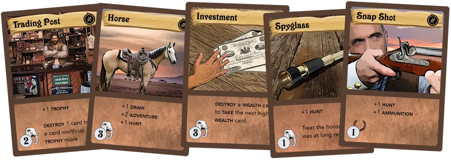 Quatermain: A Deck-Building Game - Cats In Hat Inc.