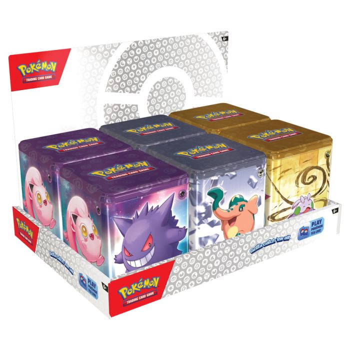 Pokémon TCG: Stacking Tin Q1 2024 Display - Cats In Hat Inc.