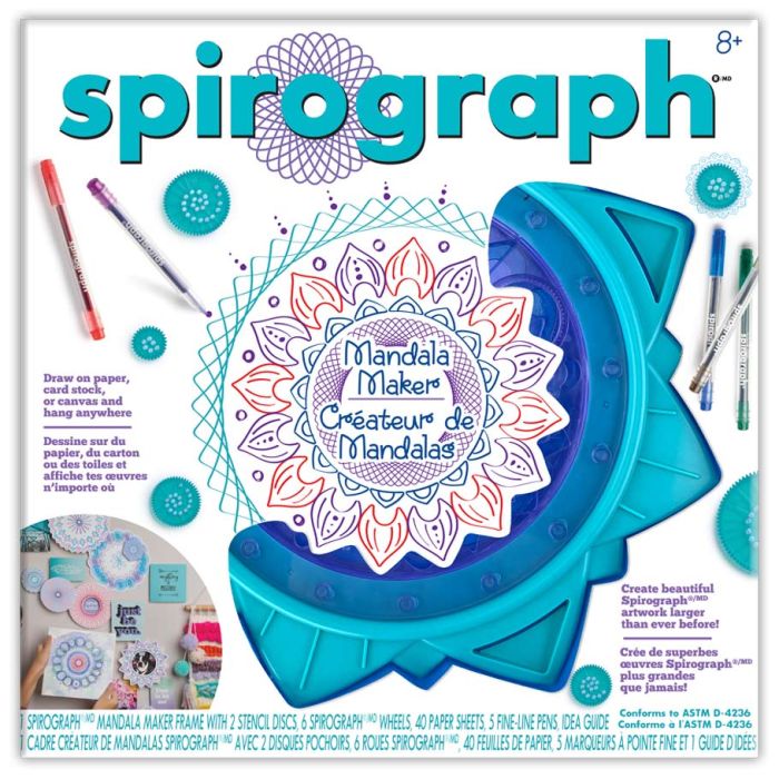 Spirograph Mandala - Cats In Hat Inc.