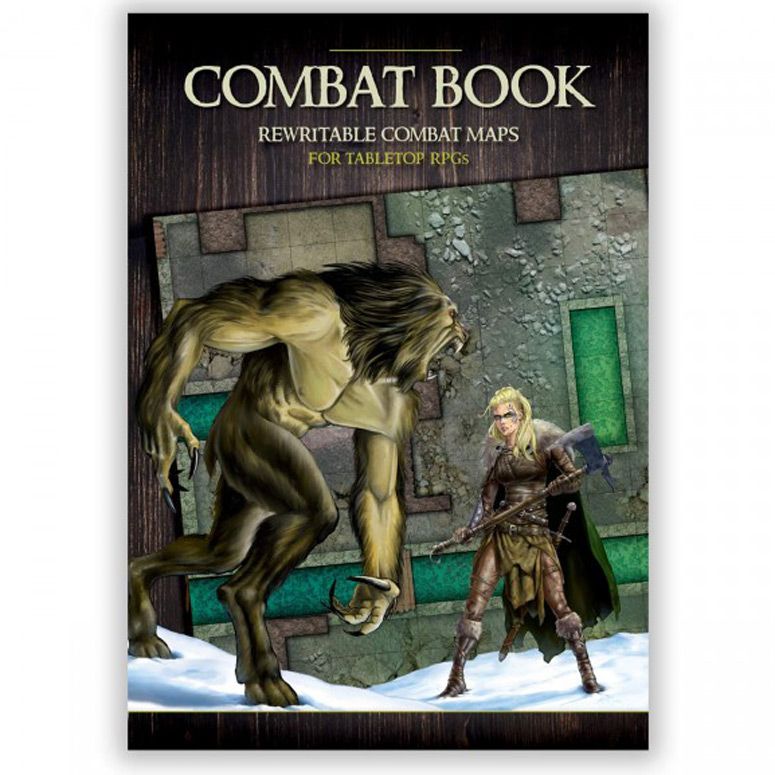 Combat Book 1: Fantasy Rewritable Combat Maps for Tabletop RPGs