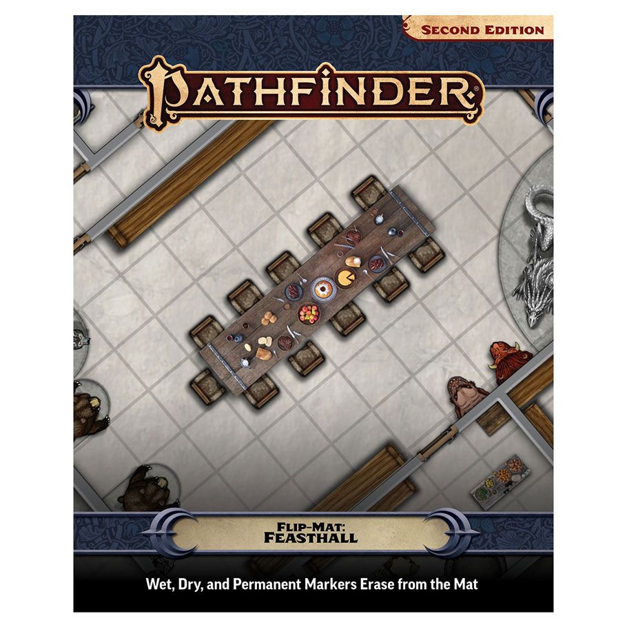 Pathfinder 2E: Flip Mat: Feasthall