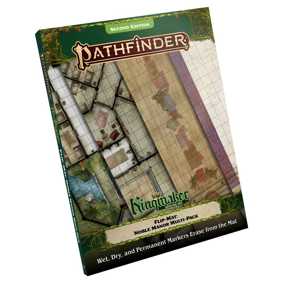 Pathfinder 2E: Flip-Mat: Kingmaker Adventure Path Noble Manor Multi-Pack By Paizo