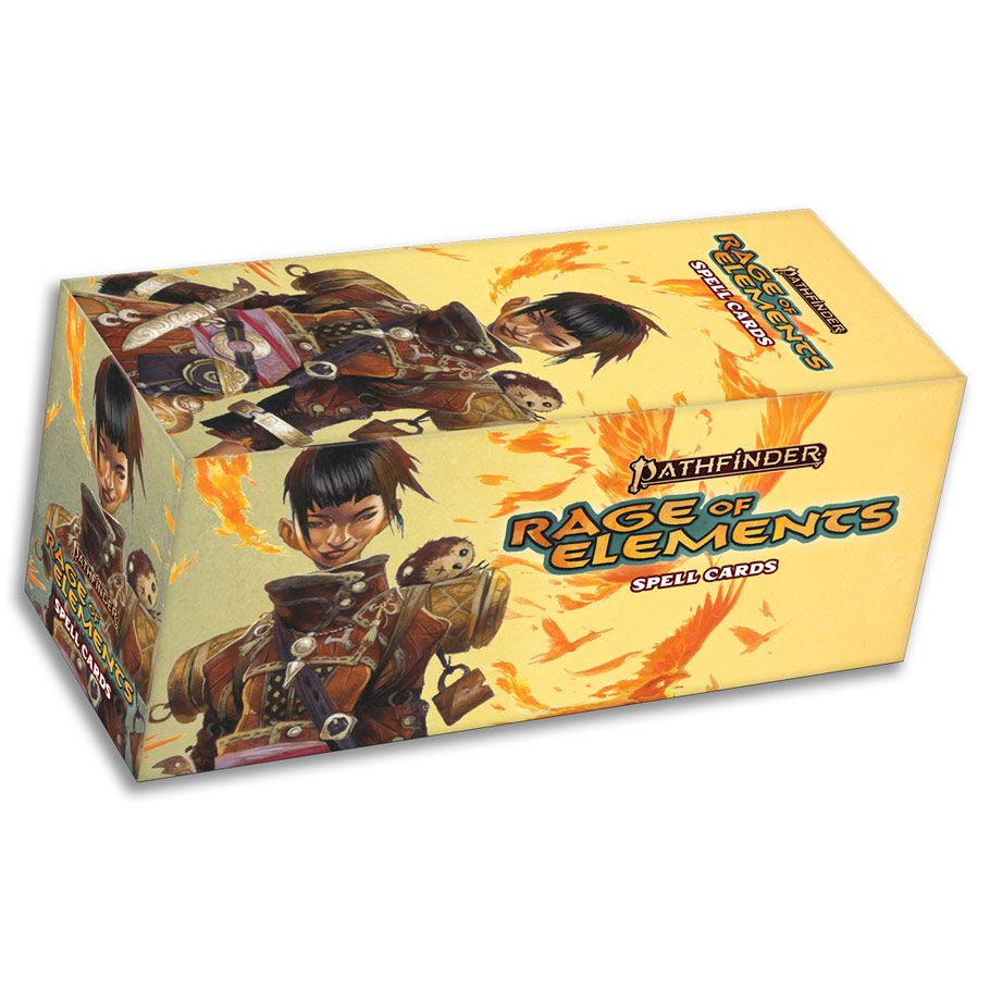 Pathfinder 2E: Spell Cards: Rage Of Elements