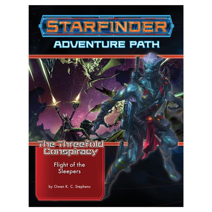Starfinder: Adventure Path: Flight Of The Sleepers: The Threefold Conspiracy 2/6 - Cats In Hat Inc.