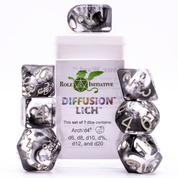 7-Set Diffusion Lich With Arch'd4 & Balance'd20 - Cats In Hat Inc.