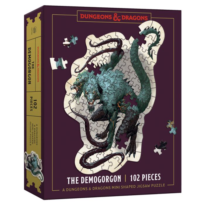 Puzzle: D&D: Mini Shaped Demogorgon 102 Piece - Cats In Hat Inc.