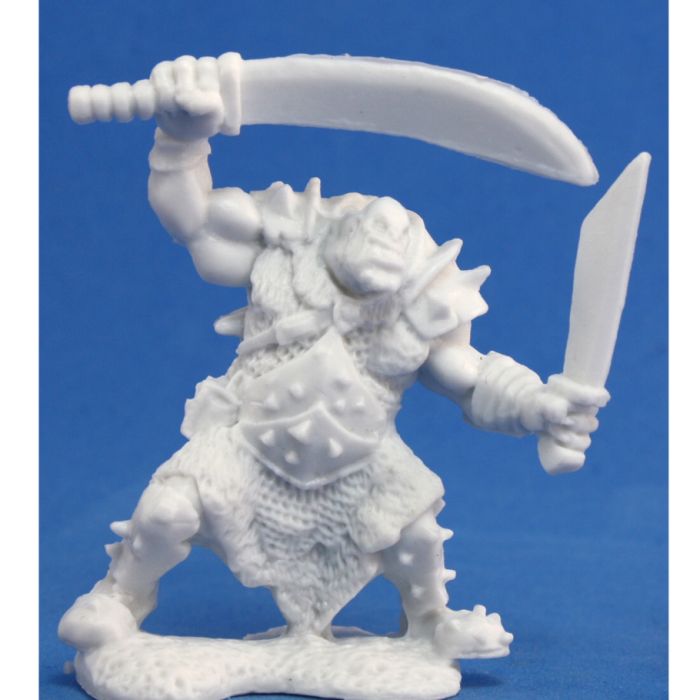 Bones: Orc Stalker (Two Weapons) - Cats In Hat Inc.