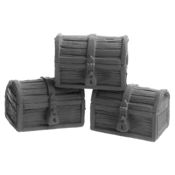 Dungeon Decor: Wooden Chests (3)