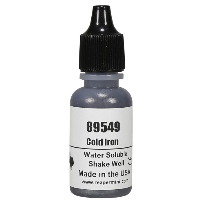 Master Series Paints: Pathfinder: Colors Of Golarion: Cold Iron - Cats In Hat Inc.