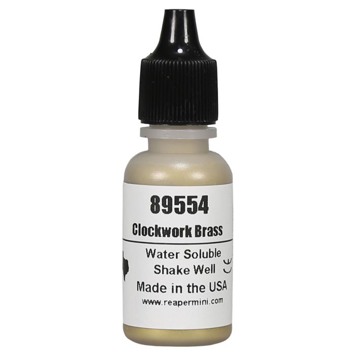 Master Series Paints: Pathfinder: Colors Of Golarion: Clockwork Brass - Cats In Hat Inc.