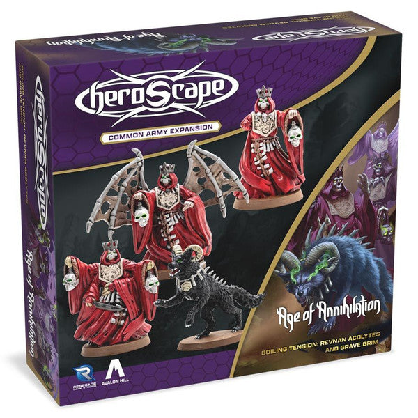Heroscape: Boiling Tension: Revnan Acolytes and Grave Grim Army Expansion