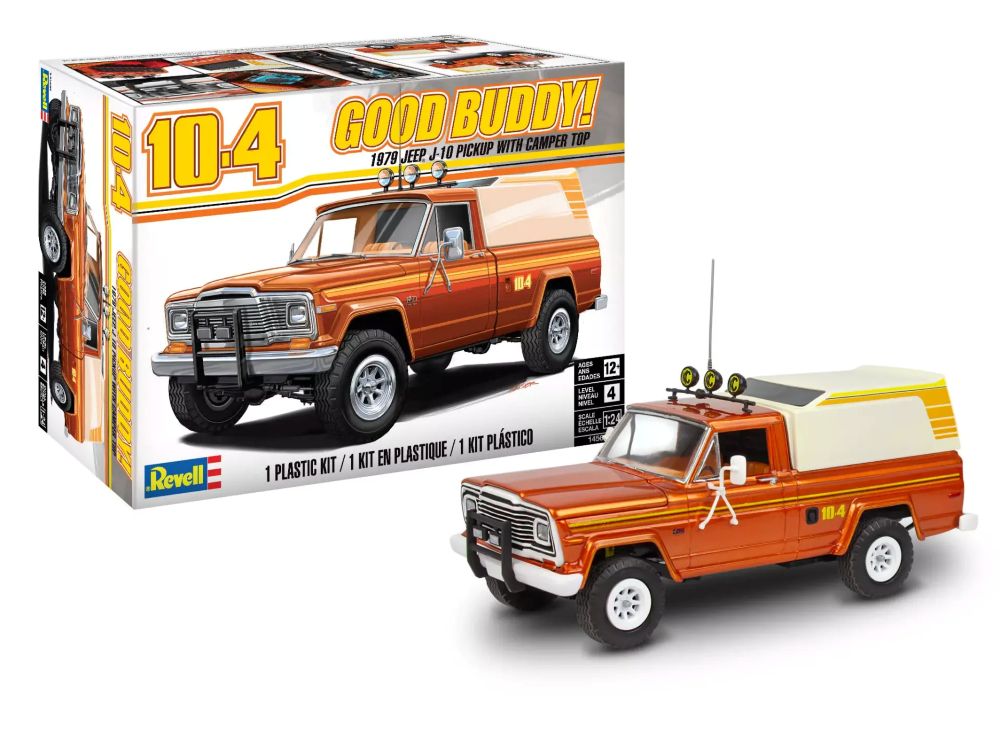 1/24 1979 Jeep J10 Pickup Truck w/Camper Top
