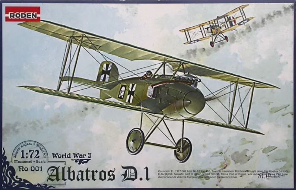 1/72 Albatros D I BiPlane Fighter