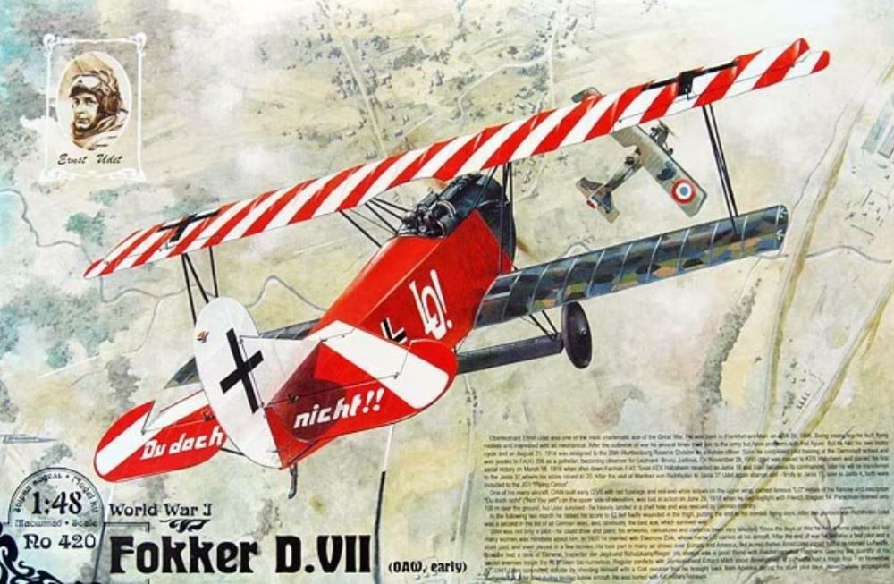 1/48 Fokker D VII (OAW Early) WWI German BiPlane Fighter