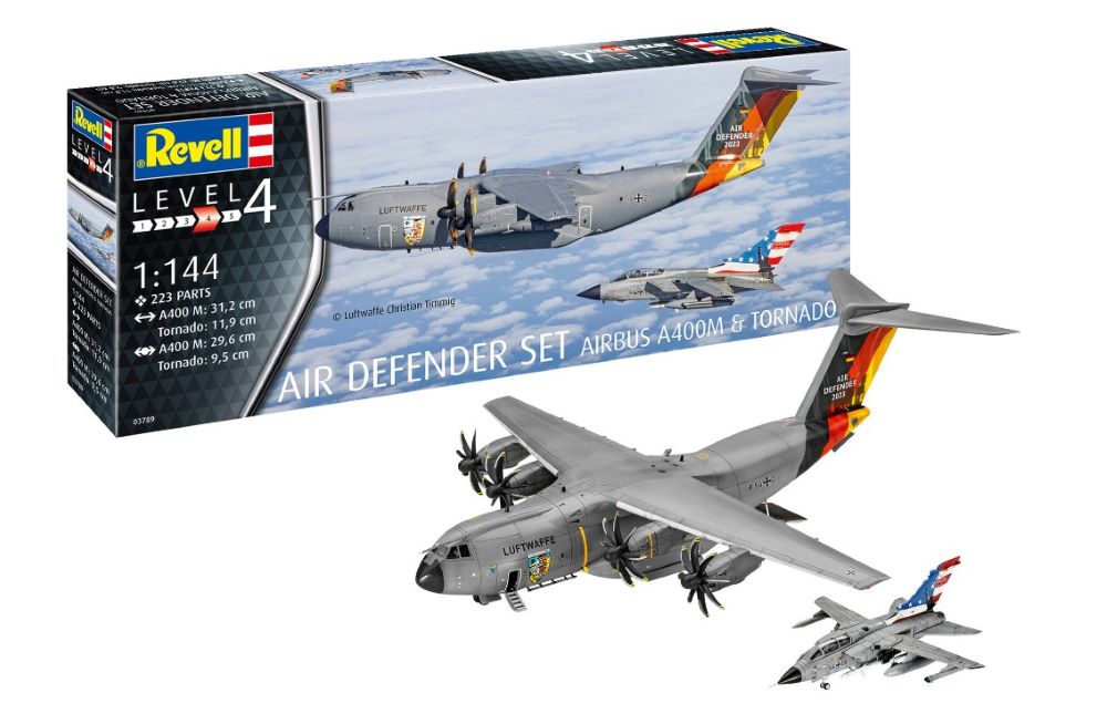 1/144 Air Defender A400M & Tornado Aircrafts