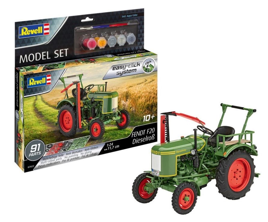 1/24 Fendt F20 Diesel Tractor (Snap) w/paint
