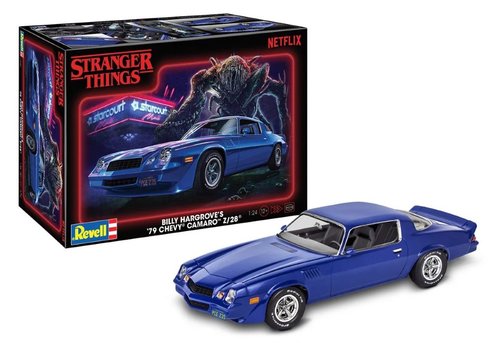 1/24 Stranger Things Billy Hargroves 1979 Chevy Camaro Z/28 Car