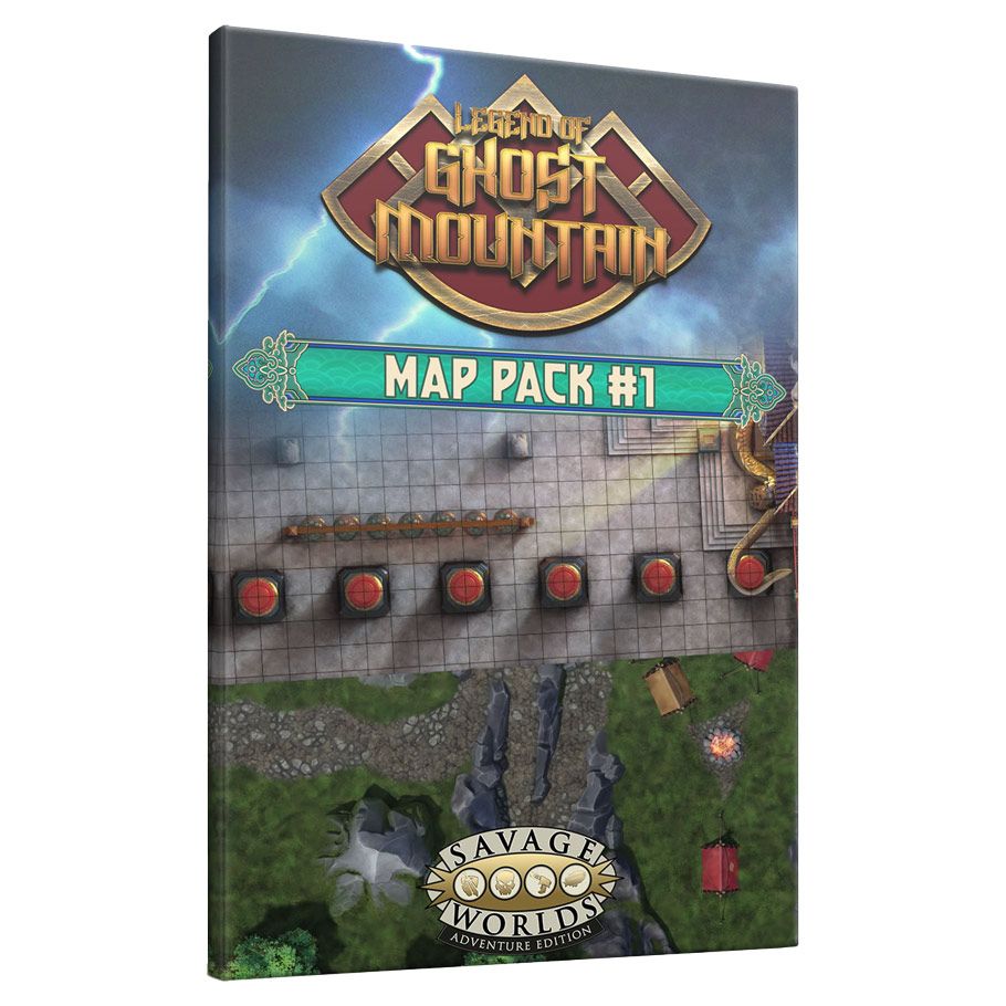Savage Worlds: Legend Of Ghost Mountain Map Pack 1: Hell Gate/Serpent's Teeth