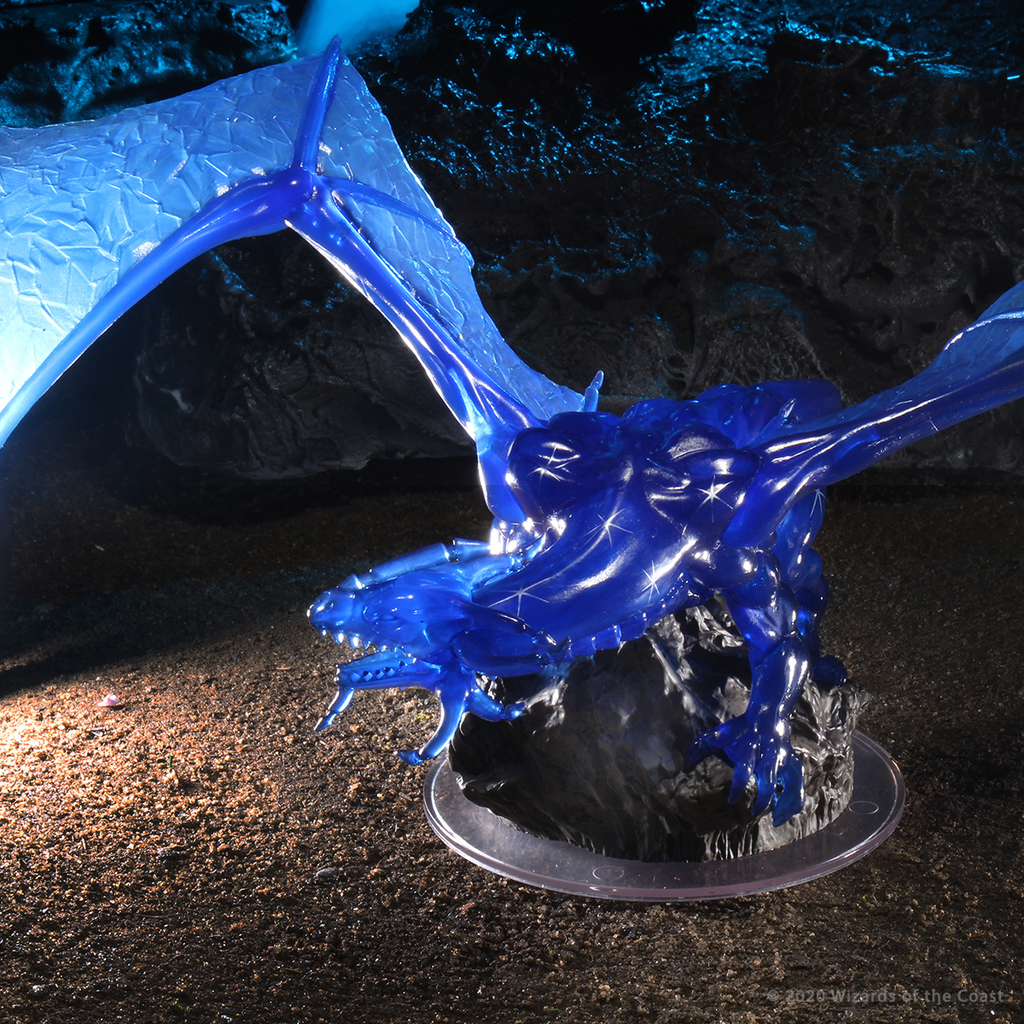 WizKids D&D Icons of The Realms: Sapphire Dragon Premium Figure