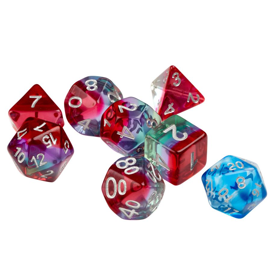 7-Set Watermelon With Silver Numbers
