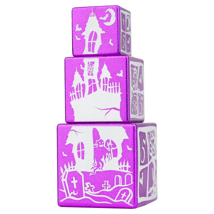 Haunted House Stackable Dice Set - Cats In Hat Inc.