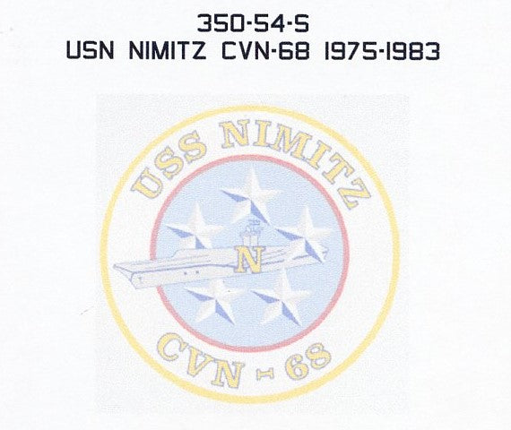 1/350 USS Nimitz CVN68 1975-83 Deck Markings for TSM