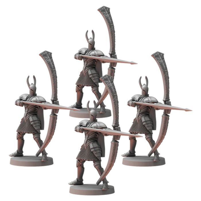Dark Souls Minis: Silver Knight Greatbowmen - Cats In Hat Inc.