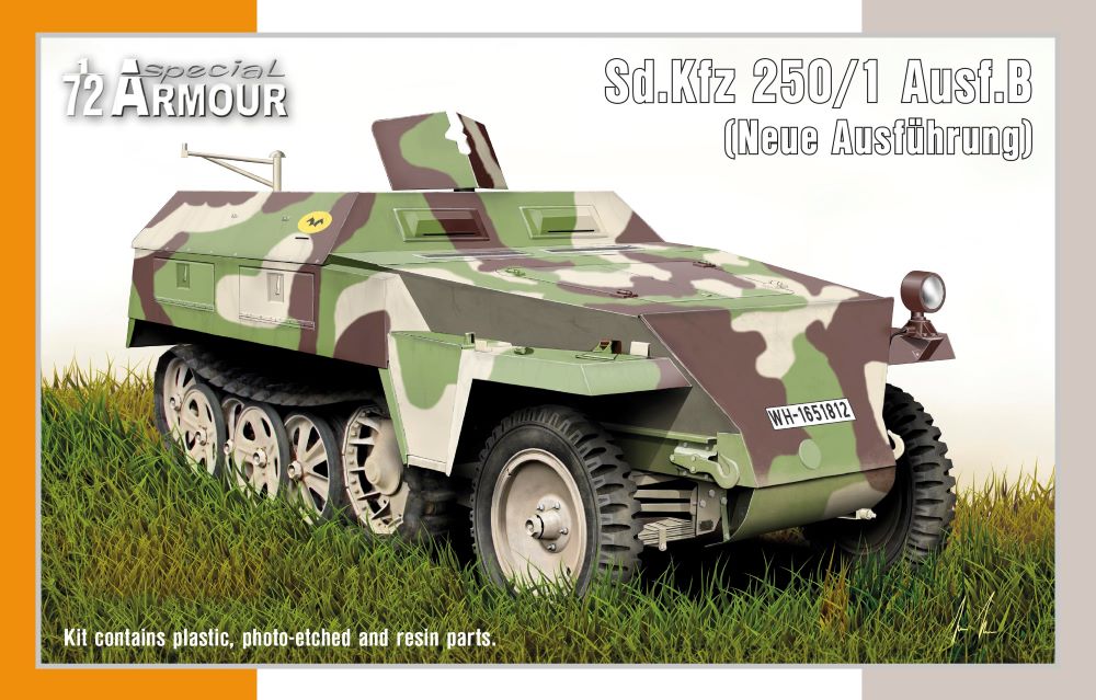 1/72 SdKfz 250/1 Ausf B German Halftrack