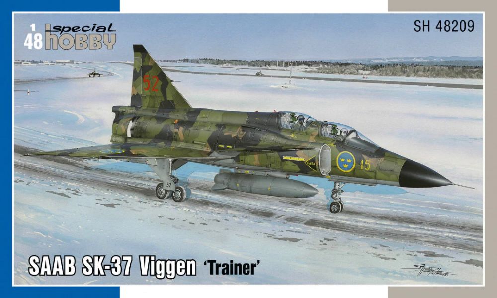 1/48 Saab SK37 Viggen Trainer Aircraft