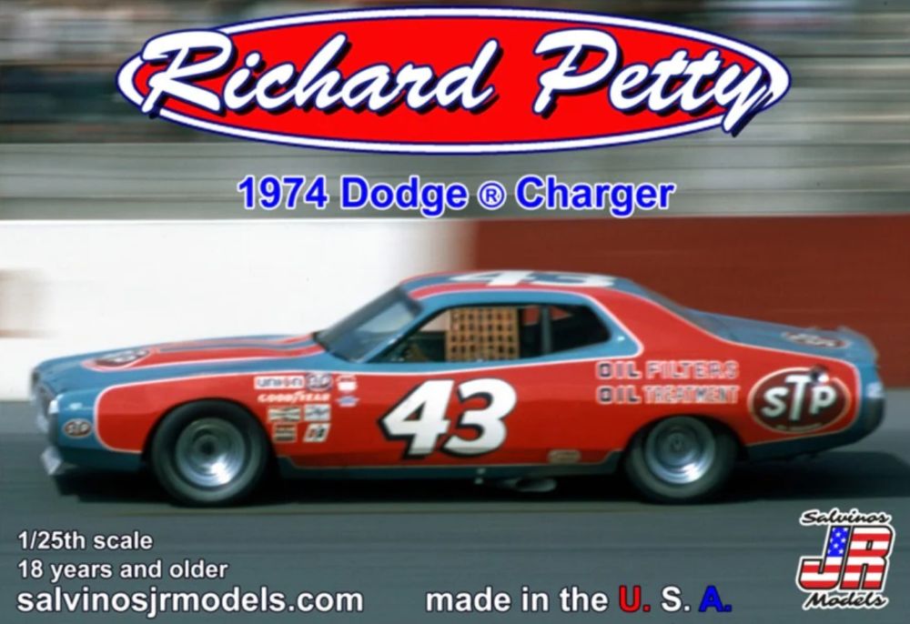 1/25 Richard Petty #43 1974 Dodge Charger Race Car