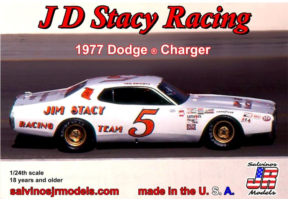 1/25 JD Stacy Racing Neil Bonnett #5 1977 Dodge Charger Race Car