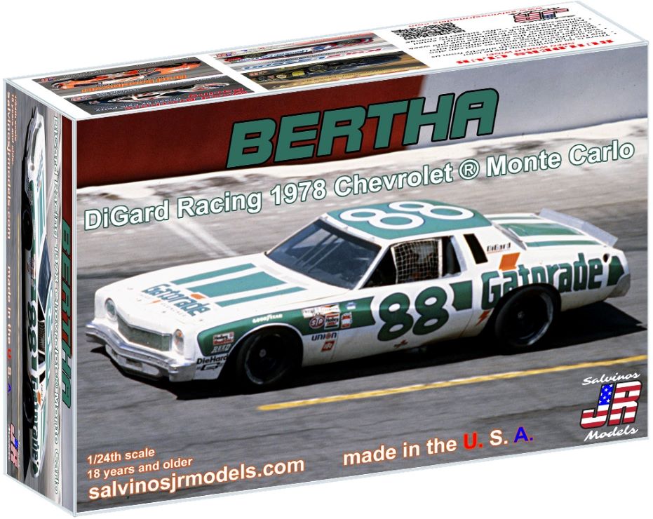 1/24 Bertha DiGard Racing 1978 Chevrolet Monte Carlo Race Car